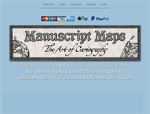 Tablet Screenshot of manuscriptmaps.com